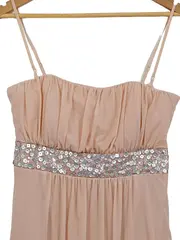 Vorschaubild 2 von Damen Cocktailkleid Gr. M Rosa Pailletten Trägerkleid Festlich