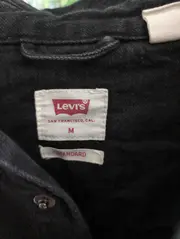 Vorschaubild 3 von Western Jeanshemd Herren Gr. M Schwarz Denim Hemd Langarm