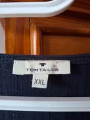 Vorschaubild 5 von Damen Langarmshirt Gr. XXL Blau Rippstrick Casual 3/4 Arm