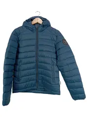 Vorschaubild 2 von Steppjacke Herren Gr. S/M Petrol Kapuze Daunenjacke Outdoor
