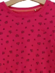 Vorschaubild 2 von Mädchen Freizeitkleid Blumenmuster Gr. 122 Pink Baumwolle