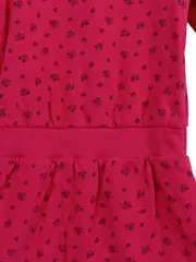 Vorschaubild 3 von Mädchen Freizeitkleid Blumenmuster Gr. 122 Pink Baumwolle