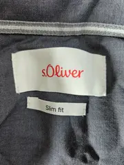 Vorschaubild 5 von Herren Freizeithemd Langarm Blau Meliert Gr. L Baumwolle Casual