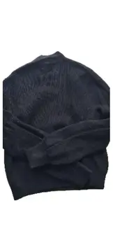 Vorschaubild 3 von Damen Pullover Schwarz Rippstrick Stehkragen Gr. M 38