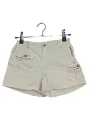 Vorschaubild 1 von Kinder Cargo Shorts Mädchen Gr. 140 Beige Sommer Kurze Hose