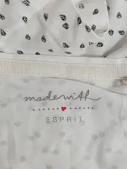 Vorschaubild 3 von Damen T-Shirt Gr. 34/XS Weiß Marienkäfer Muster 3/4-Arm Casual