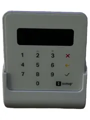 Vorschaubild 1 von AIR1E215 Kartenlesegerät EC Kartenterminal kontaktlos NFC Bluetooth Weiß