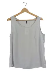 Vorschaubild 1 von Damen Top Grau Gr. 40 L Basic Ärmellos