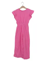 Vorschaubild 1 von Mädchen Sommerkleid Maxikleid Pink Rüschen Baumwolle Gr. 128