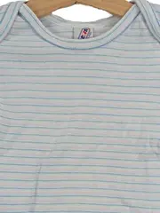 Vorschaubild 3 von Baby Shirt Kurzarm Gr. 80 gestreift blau weiß Baumwolle