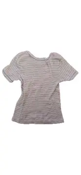 Vorschaubild 2 von Baby Shirt Kurzarm Gr. 80 gestreift blau weiß Baumwolle