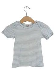 Vorschaubild 1 von Baby Shirt Kurzarm Gr. 80 gestreift blau weiß Baumwolle