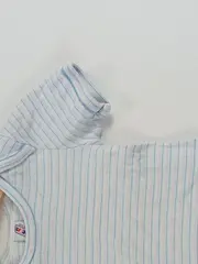 Vorschaubild 5 von Baby Shirt Kurzarm Gr. 80 gestreift blau weiß Baumwolle