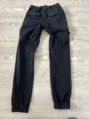 Vorschaubild 2 von Cargohose Herren Drop Crotch Jogger Schwarz Größe 29