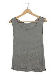 Vorschaubild 1 von Damen Top Tank Shirt Gr. XS 34 Grau Viskose Basic Ärmellos