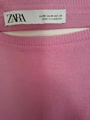 Vorschaubild 6 von Damen Pullover Gr. M Pink Viskose Feinstrick Langarm Casual
