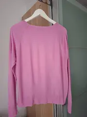 Vorschaubild 5 von Damen Pullover Gr. M Pink Viskose Feinstrick Langarm Casual
