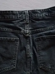 Vorschaubild 3 von Jeansrock Damen Gr. M Blau Denim Minirock Baumwolle