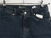 Vorschaubild 2 von Jeansrock Damen Gr. M Blau Denim Minirock Baumwolle
