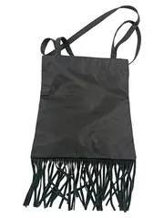 Vorschaubild 1 von Umhängetasche Schwarz Fransen Boho Stofftasche Damen Crossbody