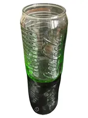 Vorschaubild 1 von Trinkglas Becher Dosenform Grün Geprägt 300ml Sammlerstück