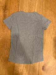Vorschaubild 2 von Damen T-Shirt V-Ausschnitt Gr. S grün meliert Basic