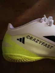 Vorschaubild 3 von X Crazyfast Hallenschuhe Fußballschuhe Herren Gr. 40 Weiß Neongelb
