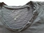 Vorschaubild 3 von Damen T-Shirt Gr. 34 XS Blau Meliert Basic 100% Baumwolle