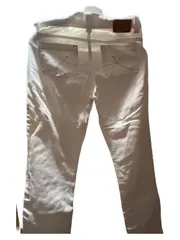 Vorschaubild 3 von Damen Jeans Regular Fit Weiß Größe 36 W28 Stretch Casual