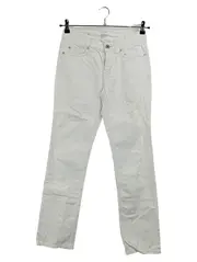 Vorschaubild 1 von Damen Jeans Regular Fit Weiß Größe 36 W28 Stretch Casual