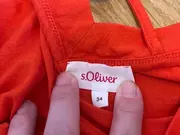 Vorschaubild 4 von Damen T-Shirt Gr. 34/XS Orange gekreuzte Träger Casual