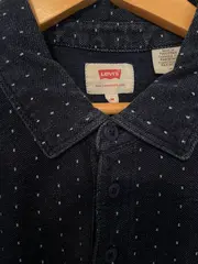 Vorschaubild 2 von Levis Herren Poloshirt Blau Gepunktet Gr. 48/M Baumwolle Casual