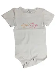 Vorschaubild 1 von Baby Body Gr. 74 Weiß Tiermotiv Baumwolle