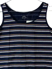 Vorschaubild 4 von Damen Top Tanktop Gr. M gestreift Blau Baumwolle