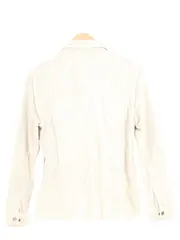 Vorschaubild 2 von Damen Strickjacke Beige Gr. 34/XS Klassisch Business Modern Wolle