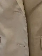 Vorschaubild 5 von Blazer Damen Beige Gr. 38 Business Sakko Baumwolle Stretch Langarm