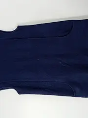 Vorschaubild 4 von Damen Strickkleid Gr. 38/M Wolle Dunkelblau Ärmellos