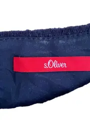 Vorschaubild 7 von Damen Strickkleid Gr. 38/M Wolle Dunkelblau Ärmellos