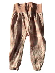 Vorschaubild 2 von Jogginghose Mädchen Gr. 86 Rosa Gestreift Baumwolle Schlupfhose