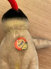 Vorschaubild 6 von Peggy Pinguin Plüschtier Kuscheltier Vintage mit Knopf 15 cm
