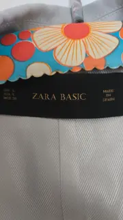 Vorschaubild 5 von Damen Blazer Gr. L/42 Grau Acetat Oversized Business