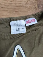 Vorschaubild 3 von Langarmshirt Jungen Gr. 92 Grün mit Sterne Motiv