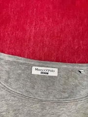 Vorschaubild 4 von Langarmshirt Damen Grau Meliert Baumwolle Gr. 38 M