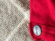 Vorschaubild 5 von Kinder T-Shirt Gr. 62 Rot Teddy-Applikation Rüschen