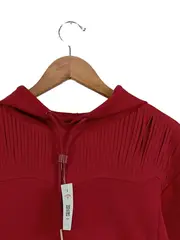 Vorschaubild 2 von Damen Kapuzenpullover Gr. 36/S Rot Sportlich