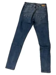 Vorschaubild 3 von Mavi Jeans Co. Damen Straight Leg Jeans Gr. 32 W24 Blau Used Look