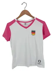 Vorschaubild 1 von Deutschland Damen Fanshirt Gr. 36/S Weiß Pink