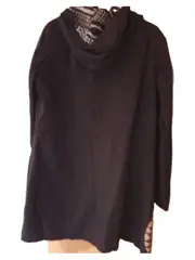Vorschaubild 3 von Damen Parka Jacke Gr. 42/XL Blau Kapuze Stickerei Bohemian