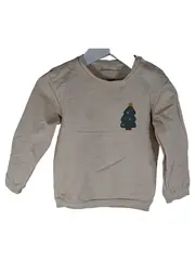 Vorschaubild 1 von Pullover Kinder Gr. 92 Weihnachten Tiermotiv Beige Baumwolle