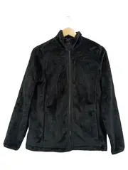 Vorschaubild 1 von Damen Fleecejacke Schwarz Gr. S Stehkragen Kuschelig Warm
